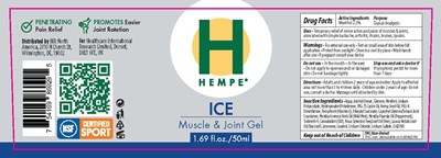 Hempe Ice 50 mL (Hempe Cbd Ice Muscle And Joints Gel New 150x50 Usa 50ml 18 (1))